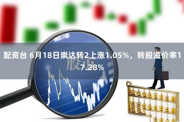 配资台 6月18日崇达转2上涨1.05%，转股溢价率17.28%